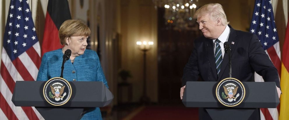 Merkel Trump Washington