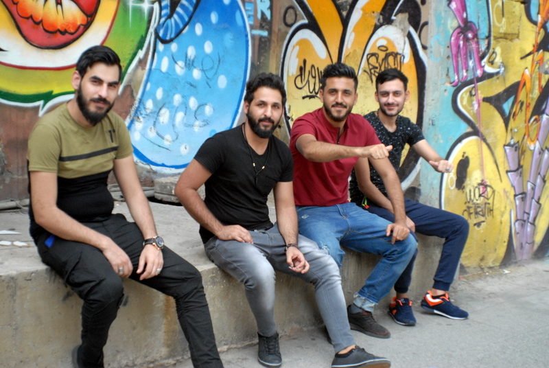 Young Lebanese men
