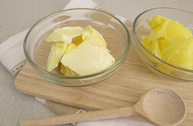 ghee y mantequilla
