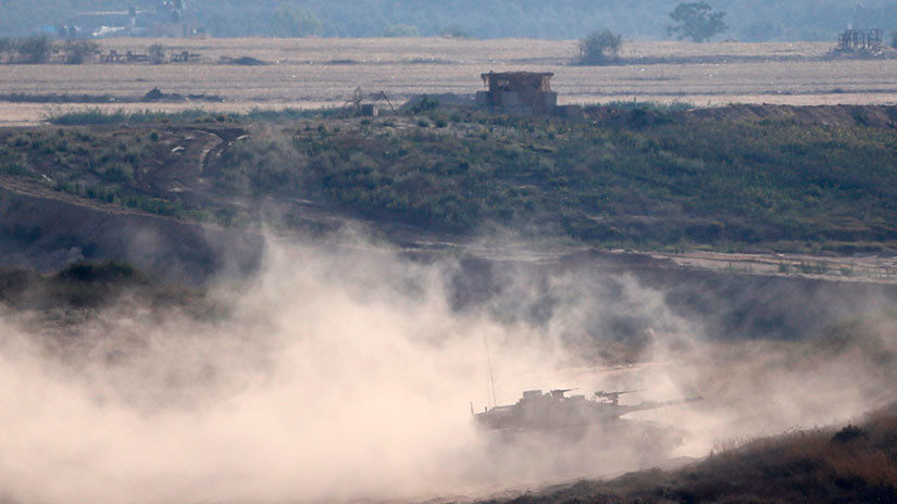 gaza israel tank