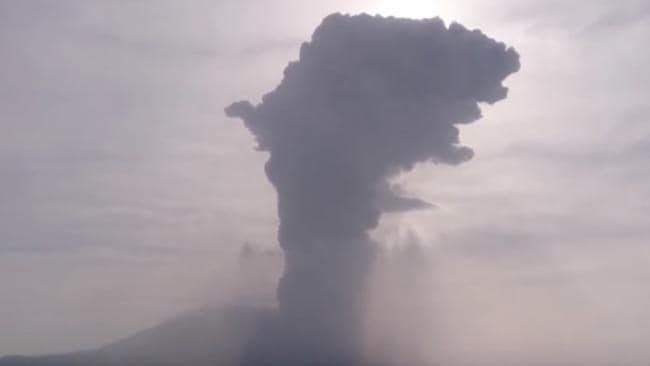 Sakurajima volcano, on Kyushu island in southern Japan, erupted on June 16, blasting smoke thousands of meters into the air, according to Japanese Media.