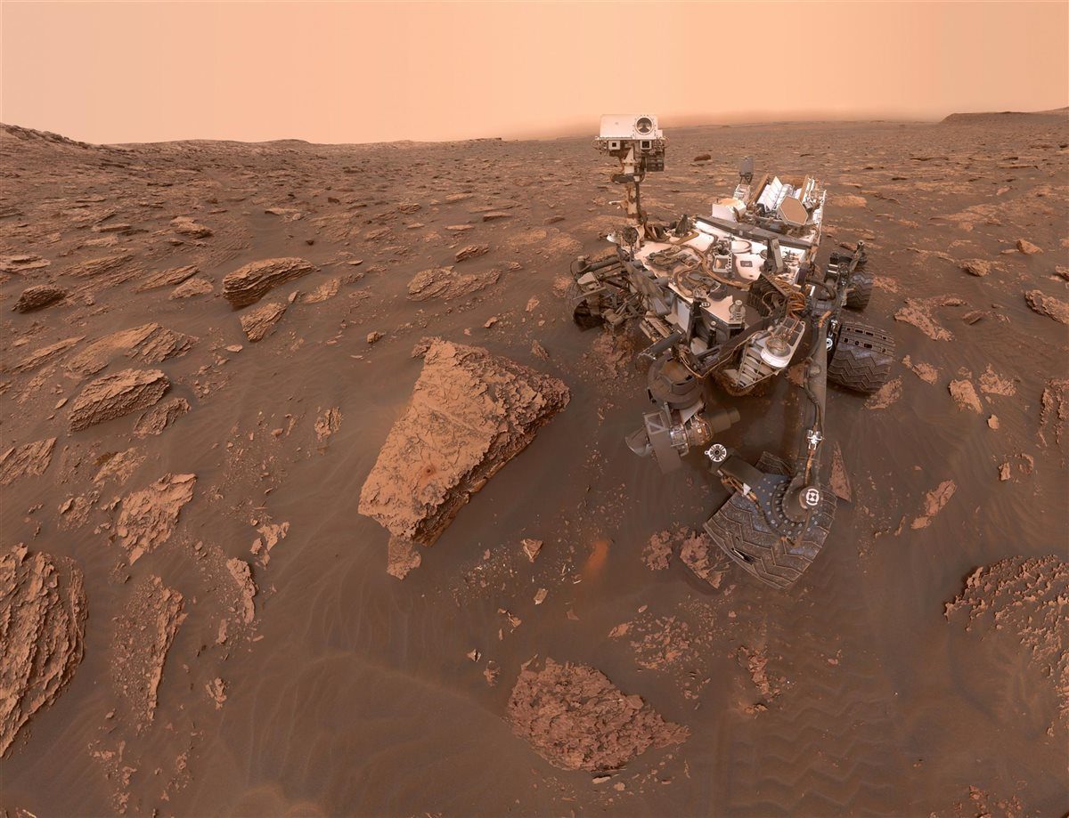 Marte,tormenta de polvo Marte