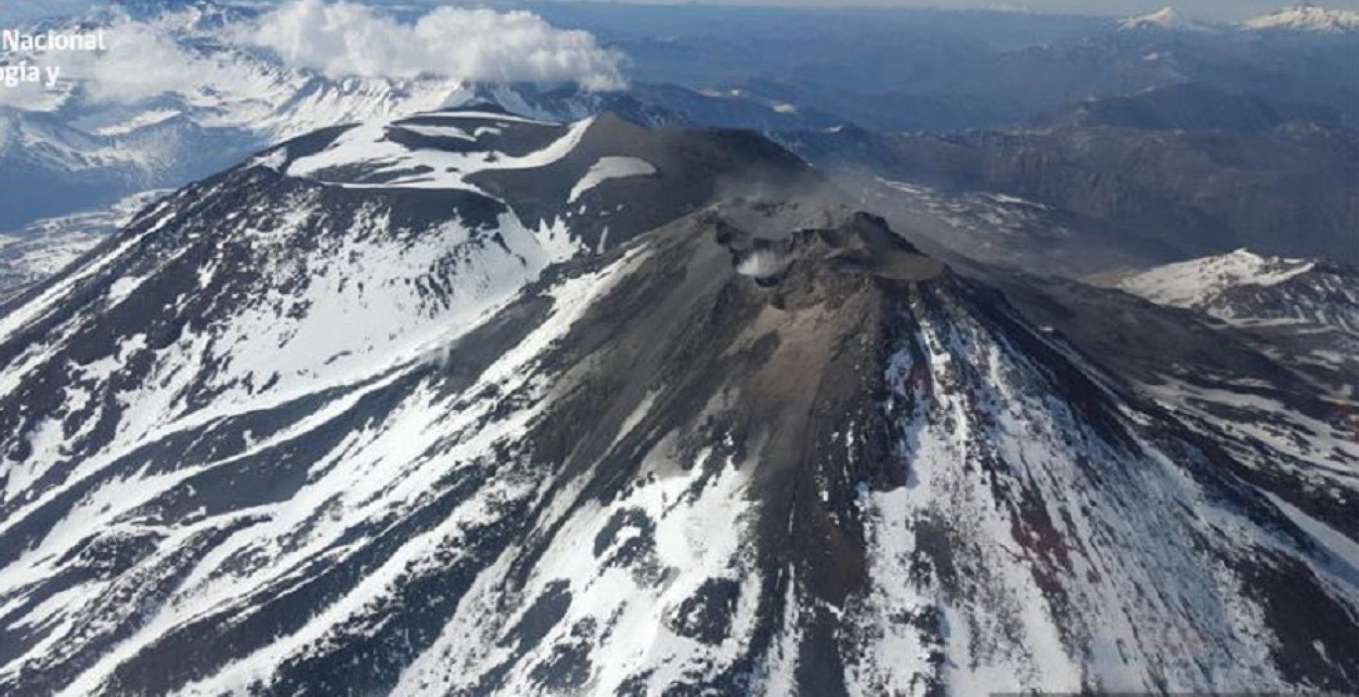 El volcán Nevados de Chillán. Sernageomin