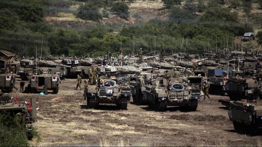 tanques israelíes Altos del Golán