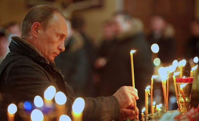 Putin candle