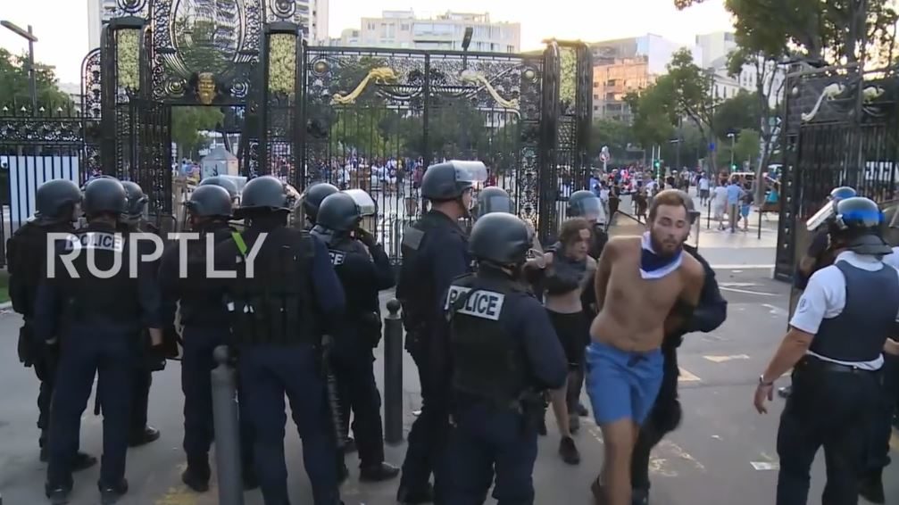 mundial francia disturbios