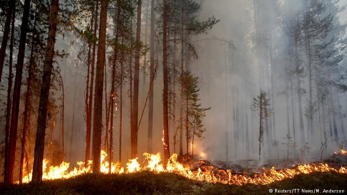 Sweden wildfires Jul 2018