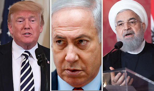 Trump, Netanyahu y Rouhani