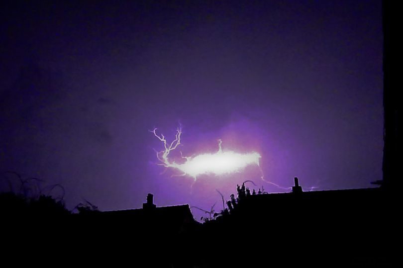 Ball lightning in Maastricht, Netherlands