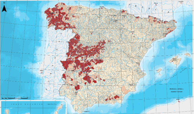 Presencia de radón en España