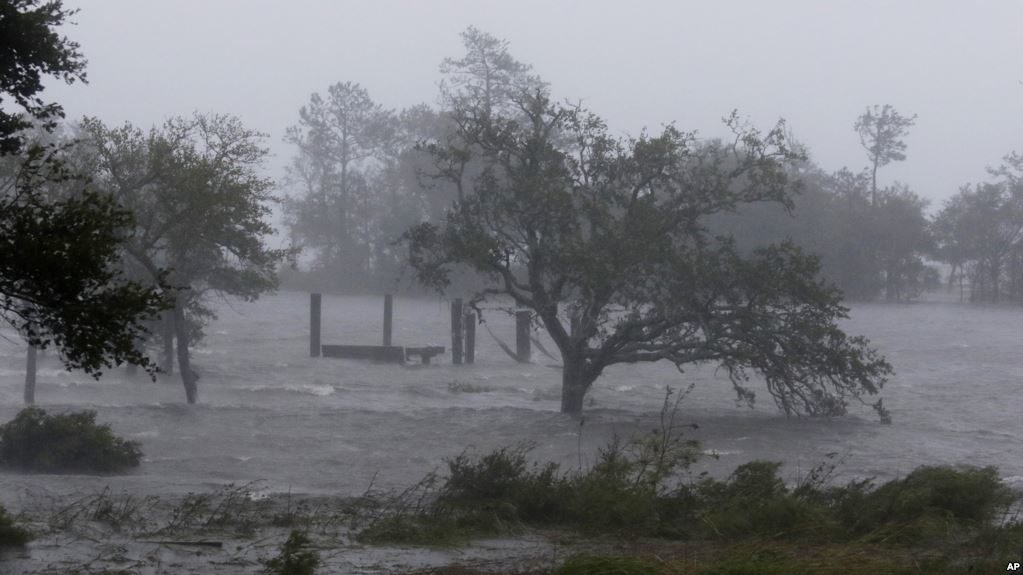 Huracán Florence hurricane North Carolina