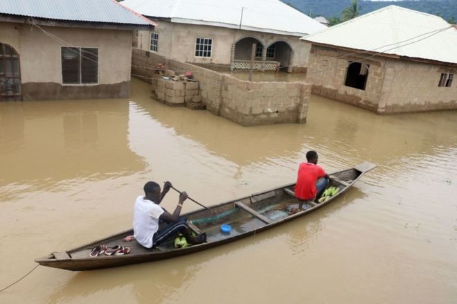 inundaciones en Nigeria,residentes de Lokoja en el estado de Kogi