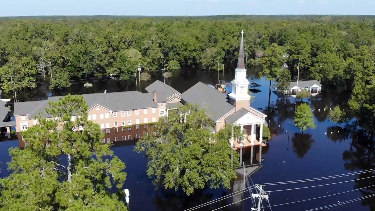 Conway's flooded Sherwood neighborhood