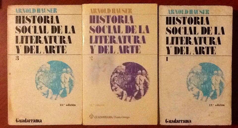 En su “Historia social de la literatura y del arte”, el sociólogo  Arnold Hauser compara la época actual con la helenística, y marca similitudes notables.