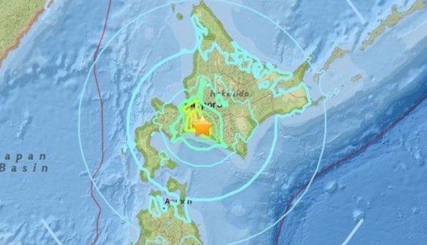 El sismo se registró a las 08:58 a.m. del viernes (hora local) a unos 30 kilómetros de profundidad en la localidad de Iburi, en el norte de Japón, según informó la Agencia Meteorológica.