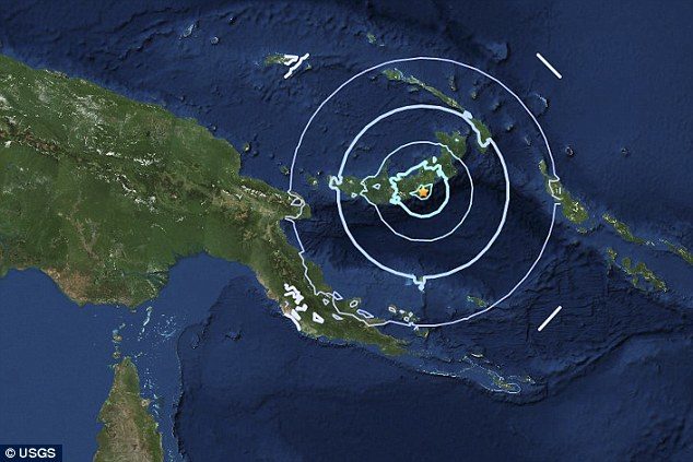 Potres papua Nova Gvineja