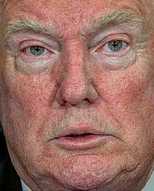 Trump closeup
