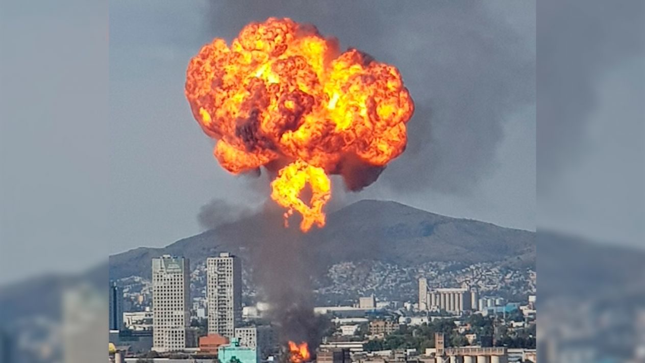 explotion explosion Ciudad de Mexico City