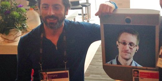 Sergey Brin - Edward Snowden