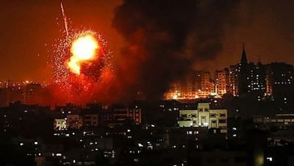 bombing Gaza bombardeo