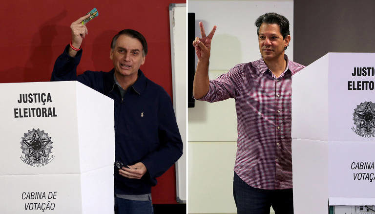 Bolsonaro, Haddad, elecciones Brasil