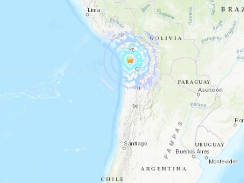 Norte de Chile atacado por sismo de 6.2 grados.