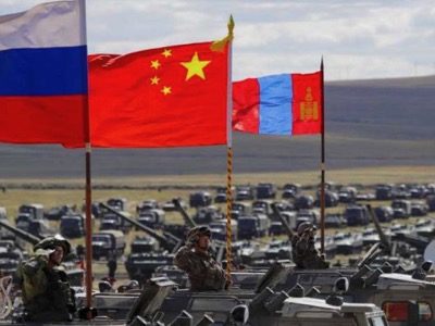 Rusia China drills