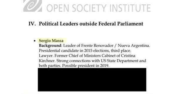 politicos argentinos,open society,soros