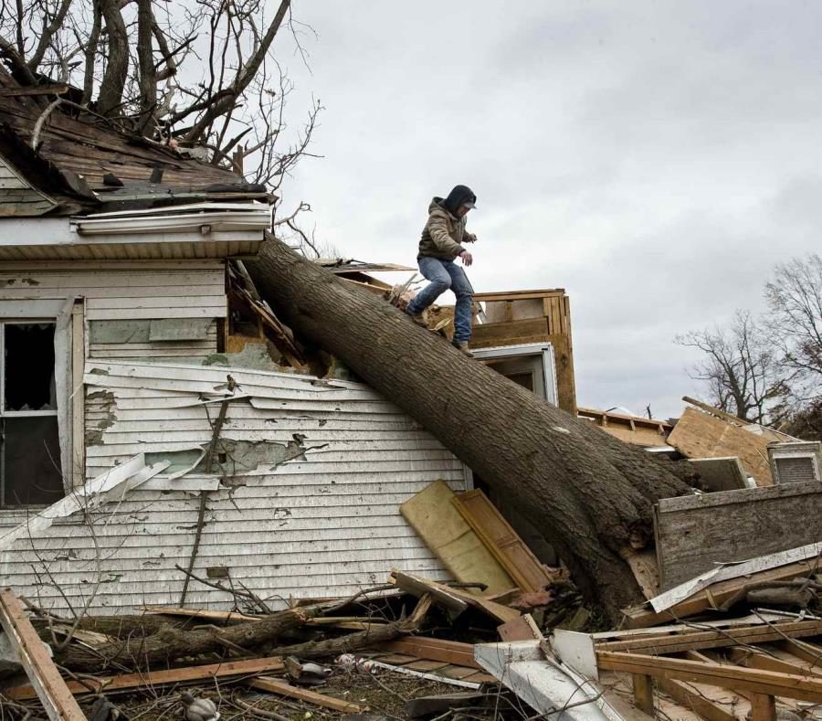 tornados, Estados Unidos,Un muerto tras inusuales tornados decembrinos en Estados Unidos