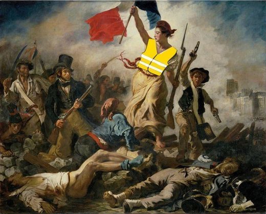 liberty leading yellow vests