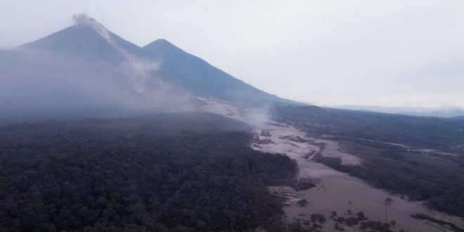 Volcán de Fuego, en Escuintla (Guatemala).
