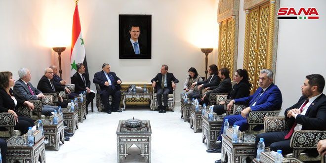 delagación francesa Siria