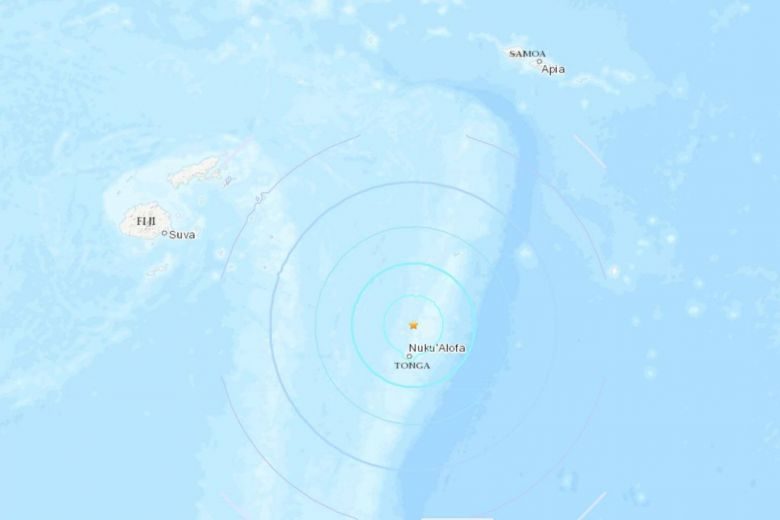 Tonga terremoto,terremoto