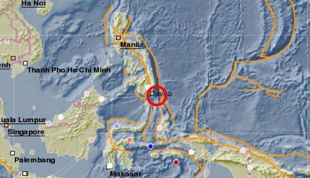 Terremoto de magnitud 6,9 sur de Filipinas, alerta de tsunami