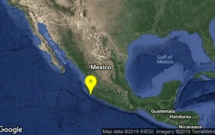 Se registra Sismo de magnitud de 5.2 en manzanillo, Colima