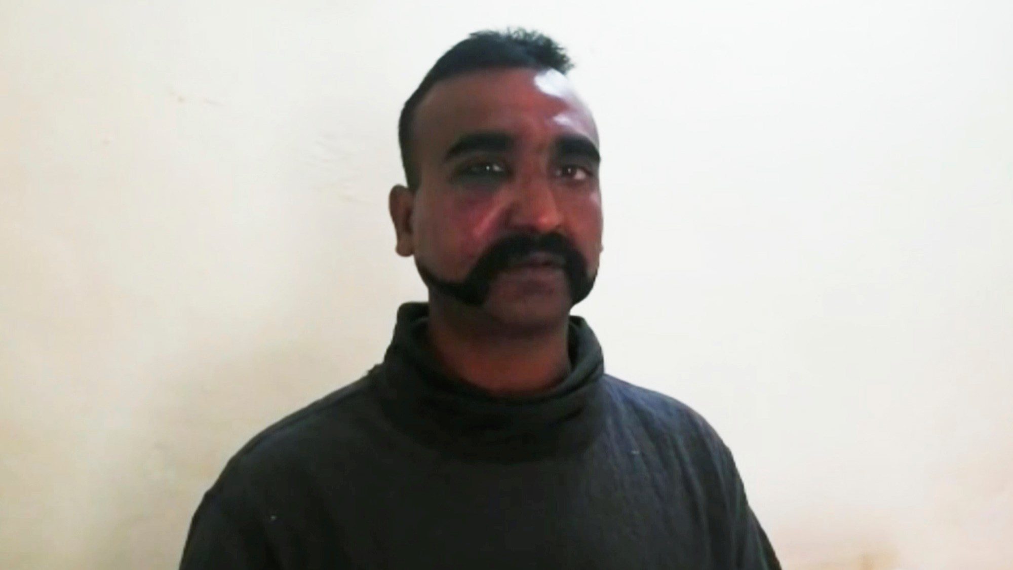 Captured Indian Pilot Abhinandan