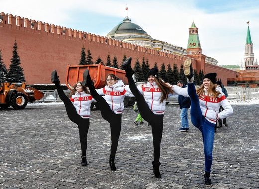 Clic para aumentar Severe weather in Moscow