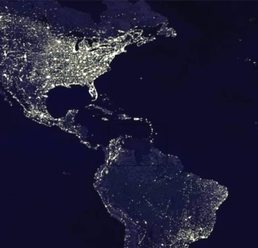 blackout Venezuela satellite