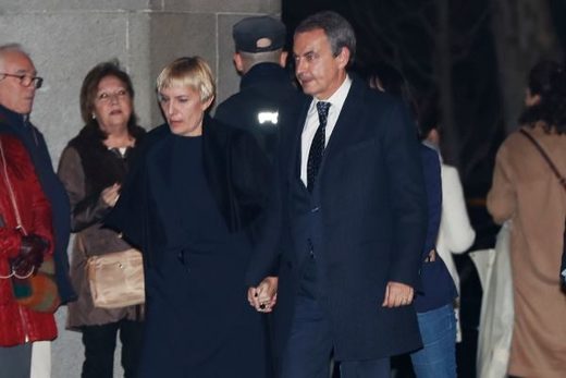 Rodríguez Zapatero y su mujer