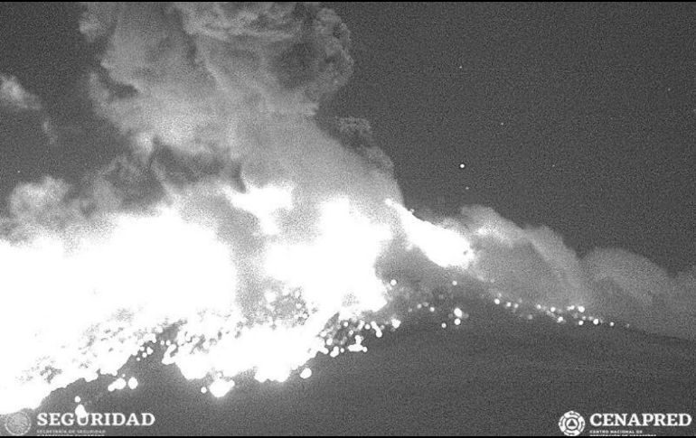 volcán Popocatépetl volcano