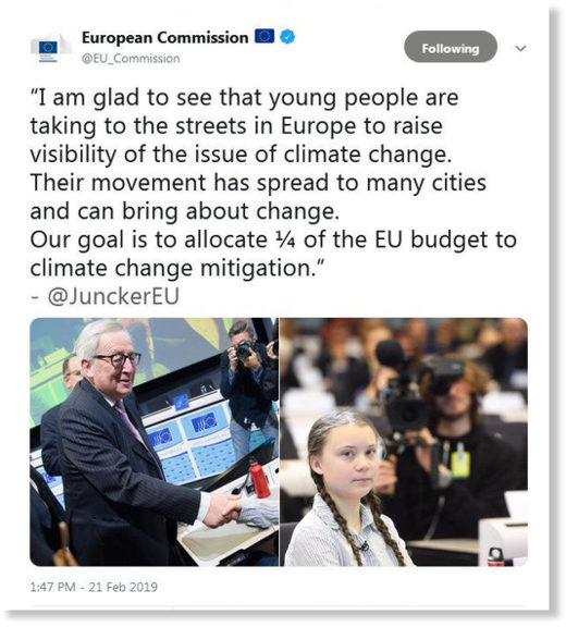 Juncker tweet