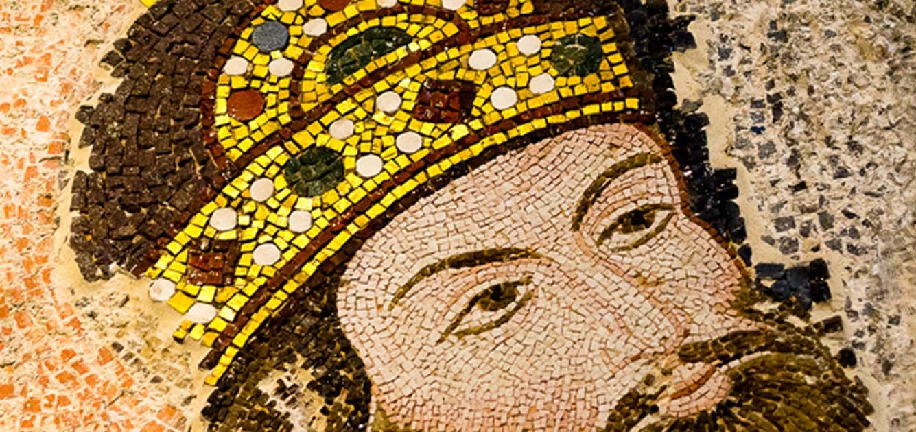 Mosaicoemperador bizantino Isaac I Komnenos