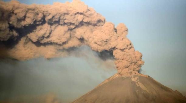 La actividad volcánica del Popocatépetl