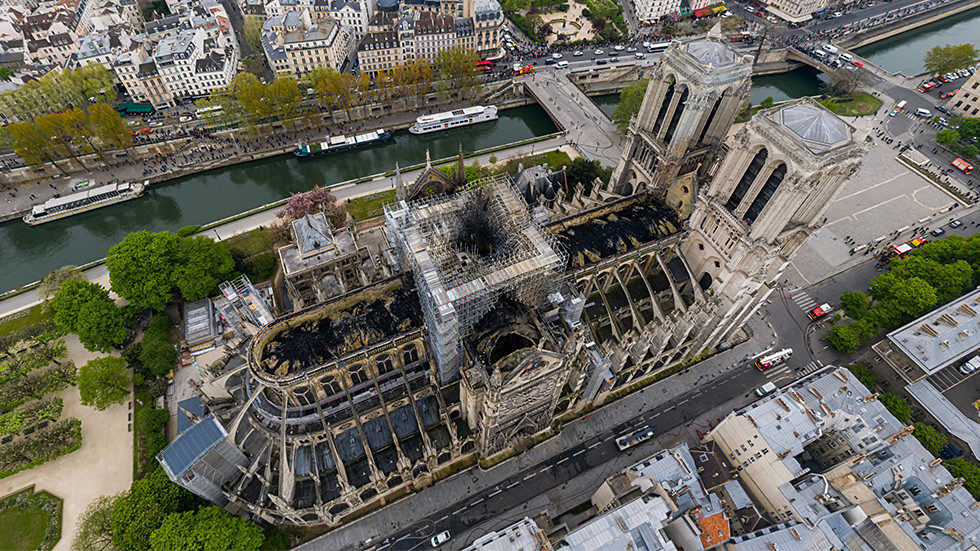 Aftermath of Notre Dame fires