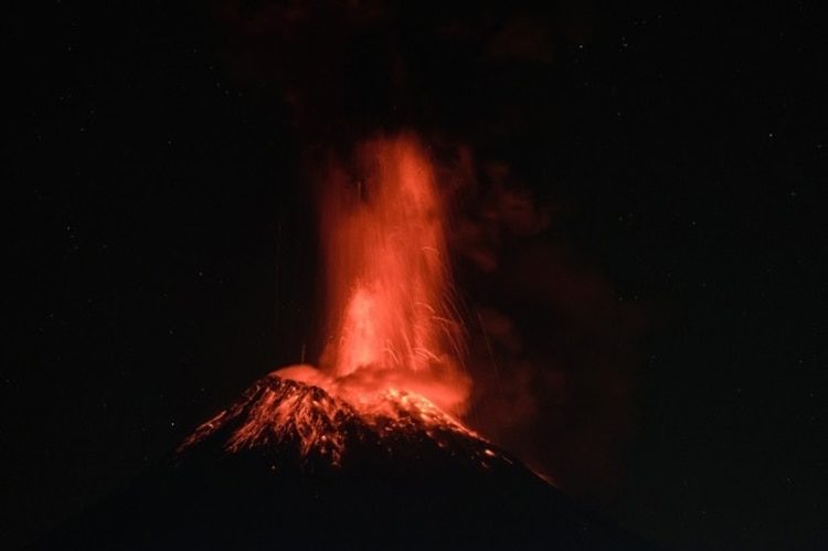 El volcán de Colima es considerado el más activo de México