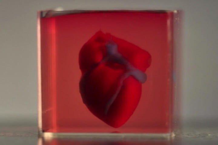 corazón impreso