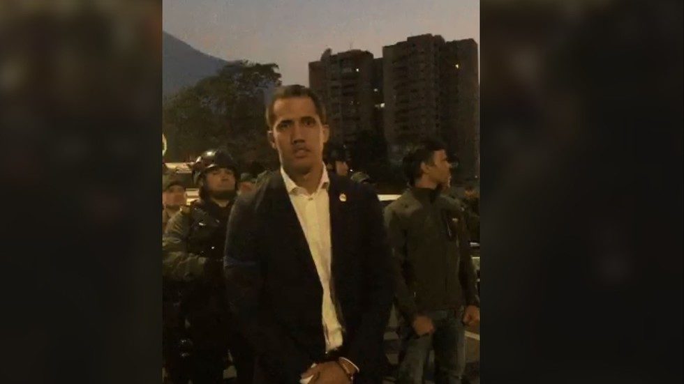 guaido coup attempt video