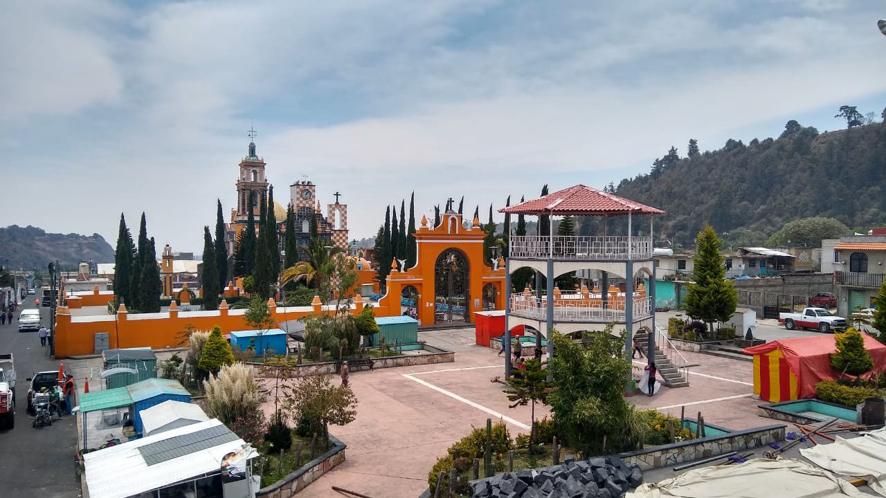 Vista del centro de Santiago Xalitzintla. / Paola Morales / RT