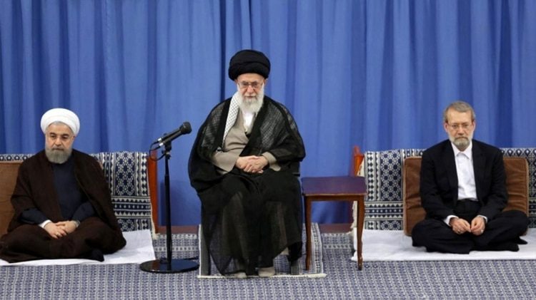 Iran Rohani Khamenei Larijani