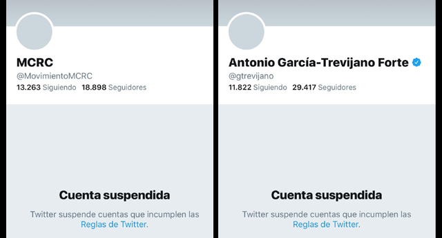 MCRC,Antonio García-Trevijano,twitter,suspención cuentas